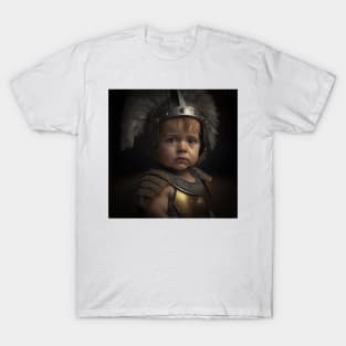 A Cute Gladiator Baby T-Shirt